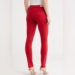 AG Adriano Goldschmied Red Prima Cigarette Leg Jeans NWOT